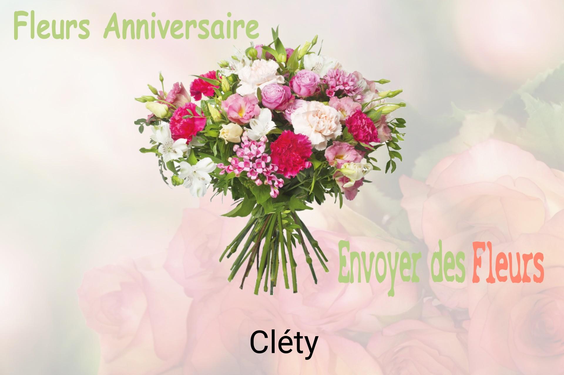 Bouquet de fleurs d’anniversaire livré à Cléty